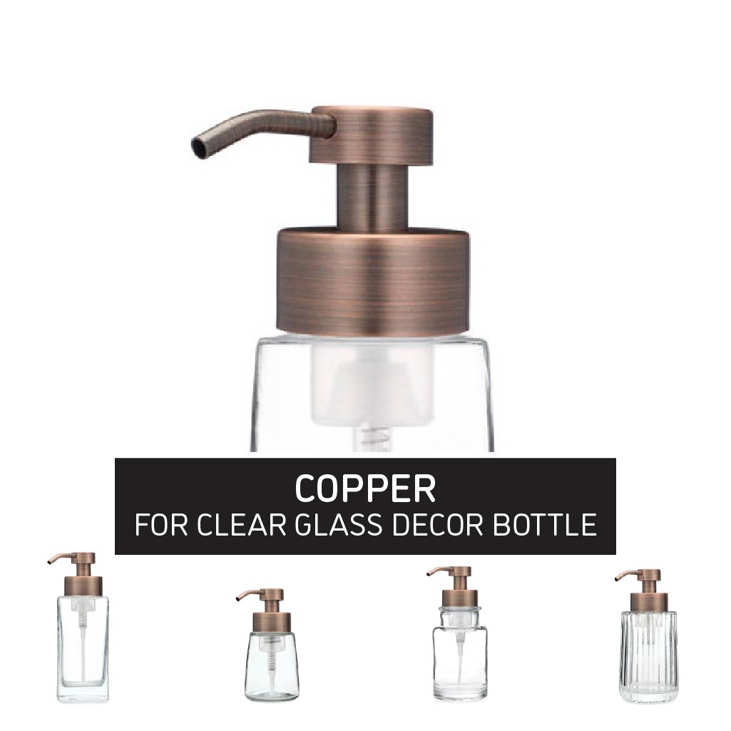 Pump Top Only (For Glass Decor Foaming Soap Dispensers)