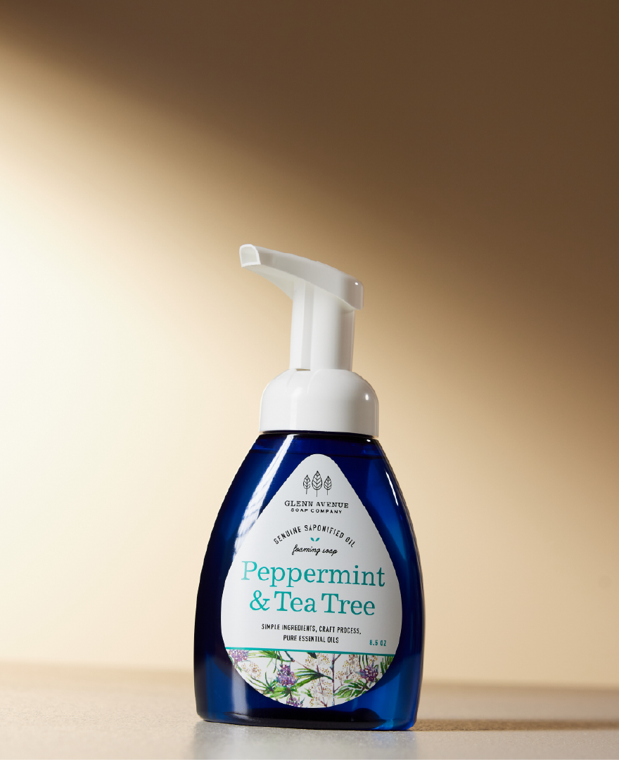 lavender tea tree peppermint Peppermint & Tea Tree Foaming Hand Soap
