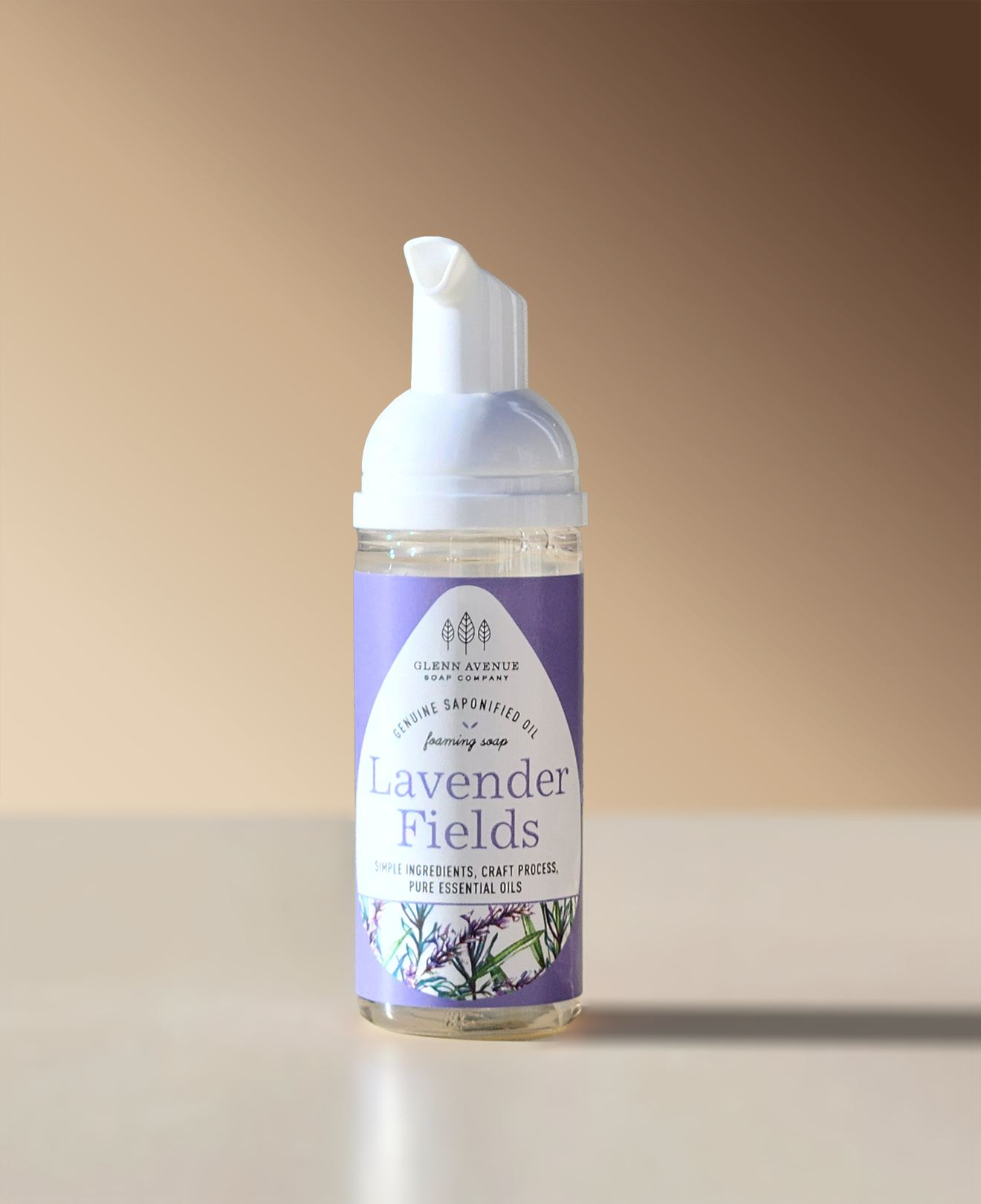 Lavender Fields Foaming Hand Soap - 1.7oz Travel-Sized Mini Foamer
