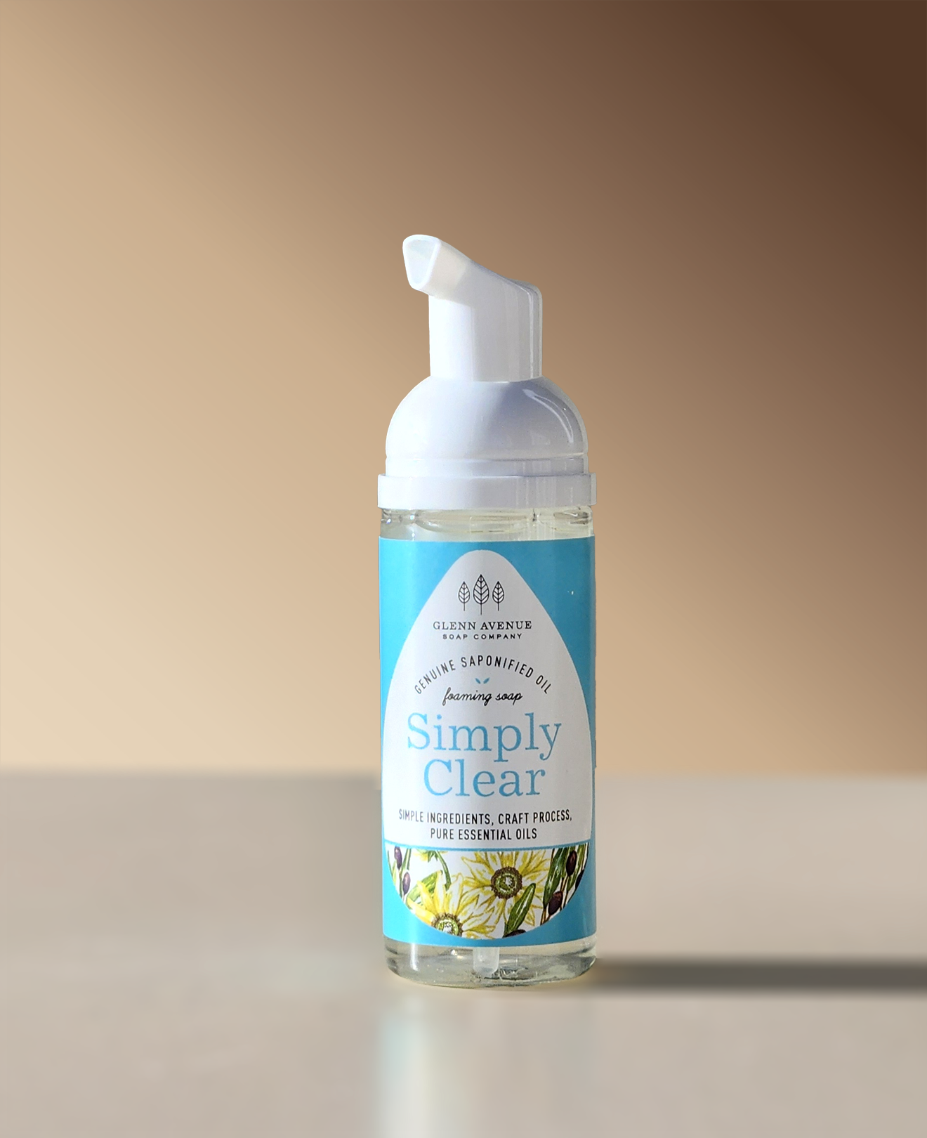 Simply Clear Fragrance Free Foaming Hand Soap - 1.7oz Travel-Sized Mini Foamer