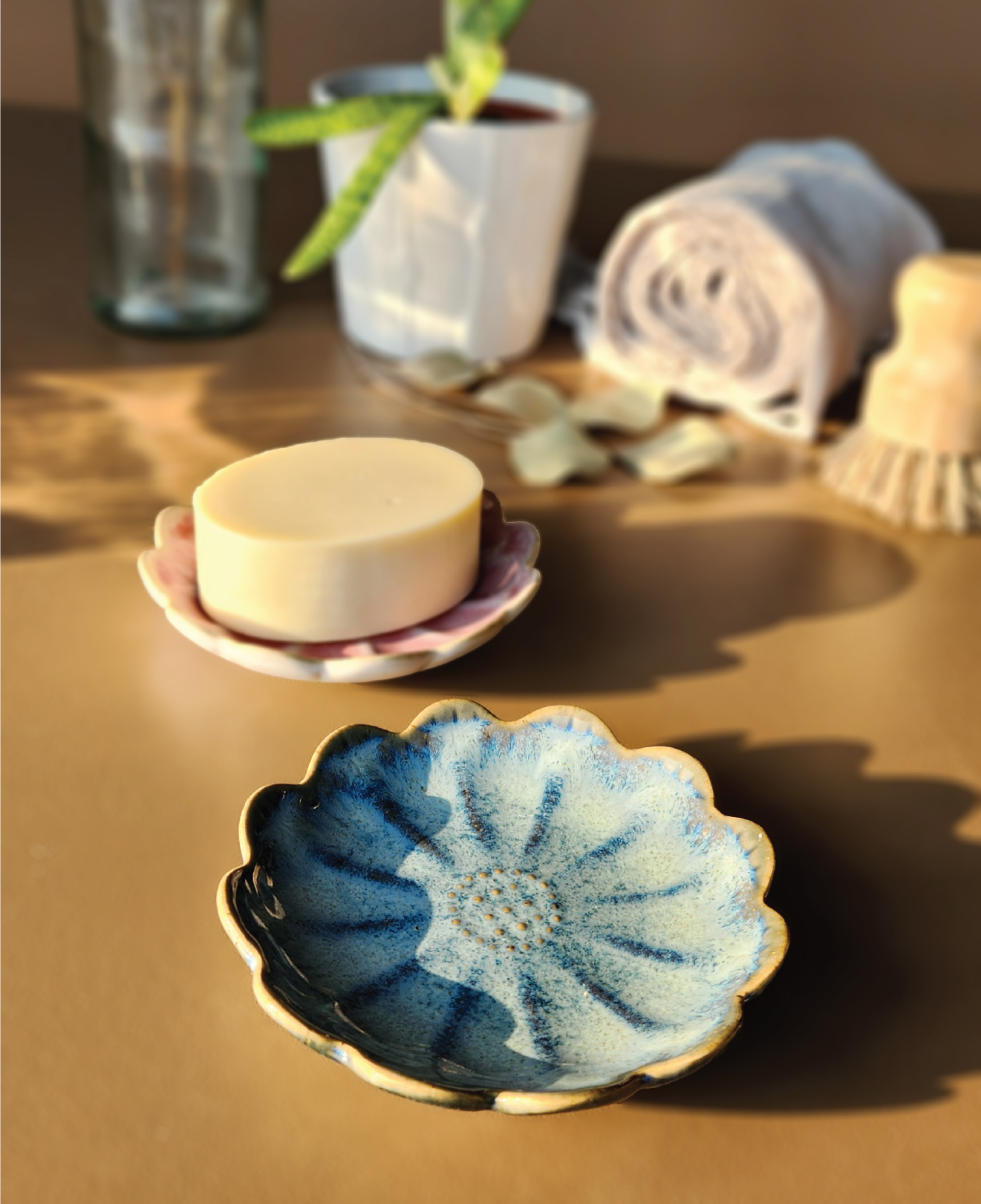 Flower Ceramic Soap Dish