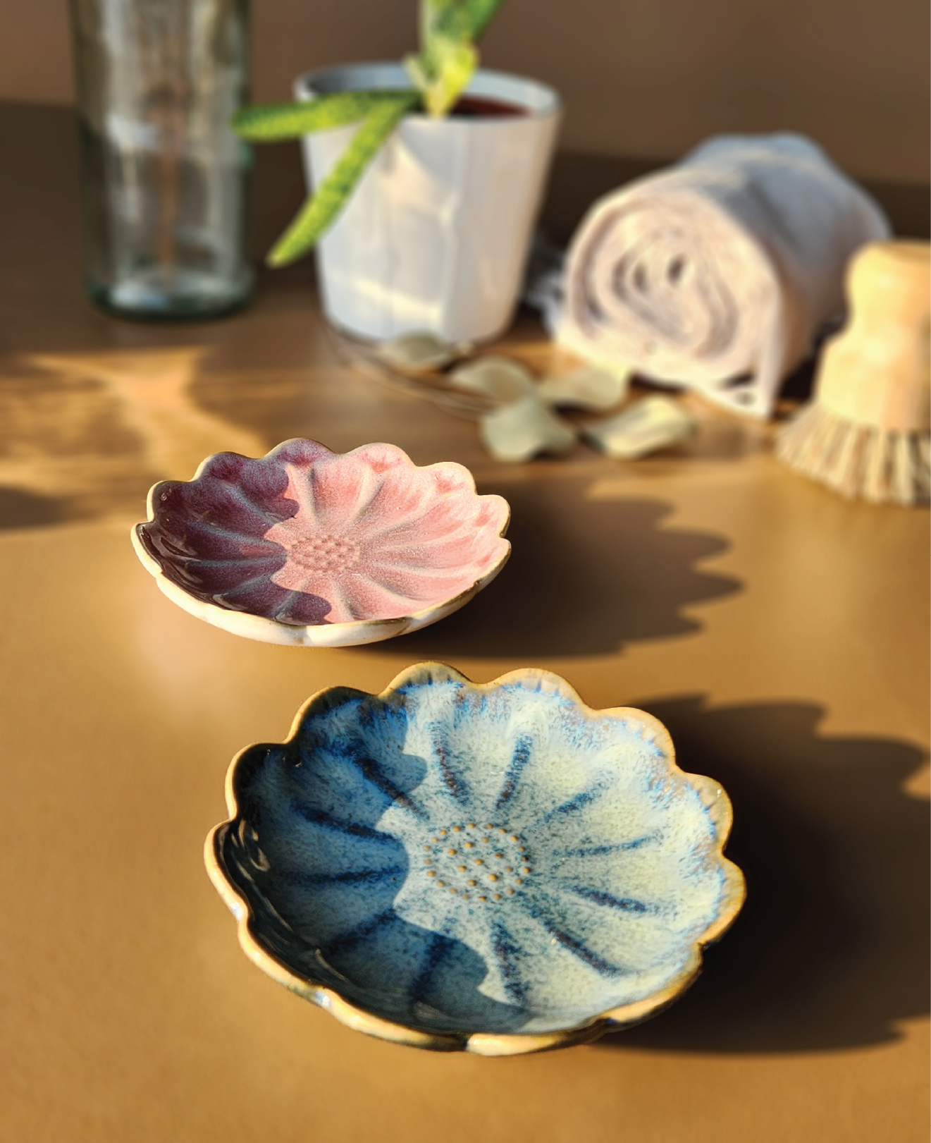 Flower Ceramic Soap Dish