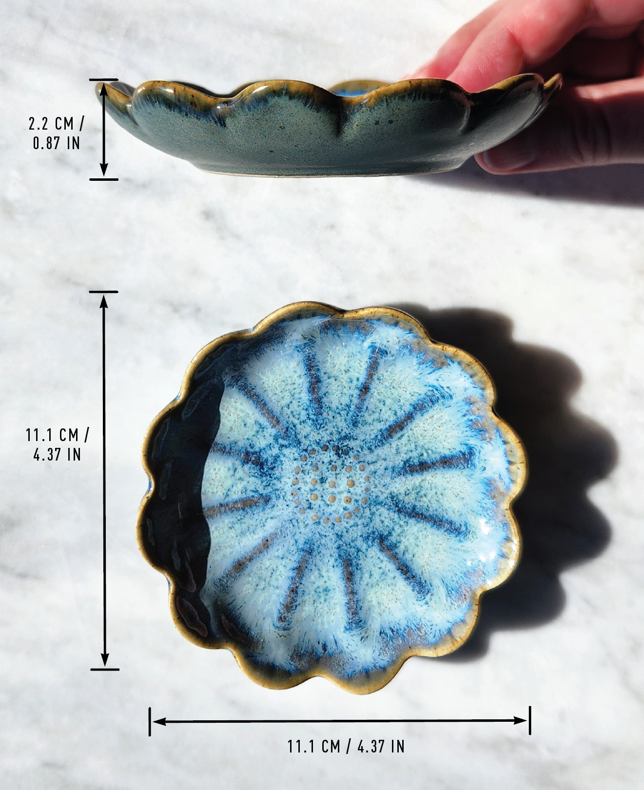 Flower Ceramic Soap Dish