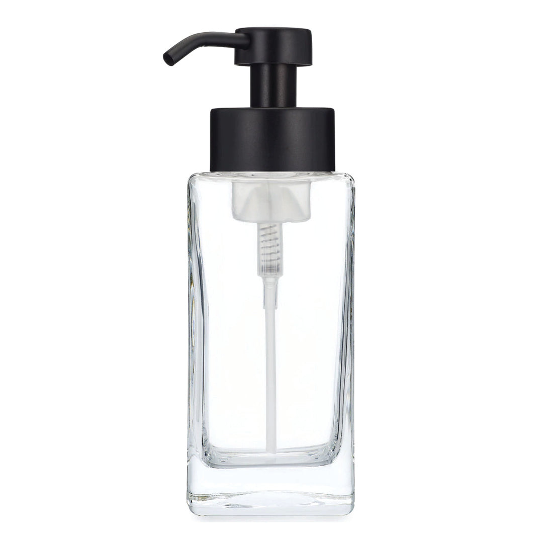 Square Glass Foaming Soap Dispenser