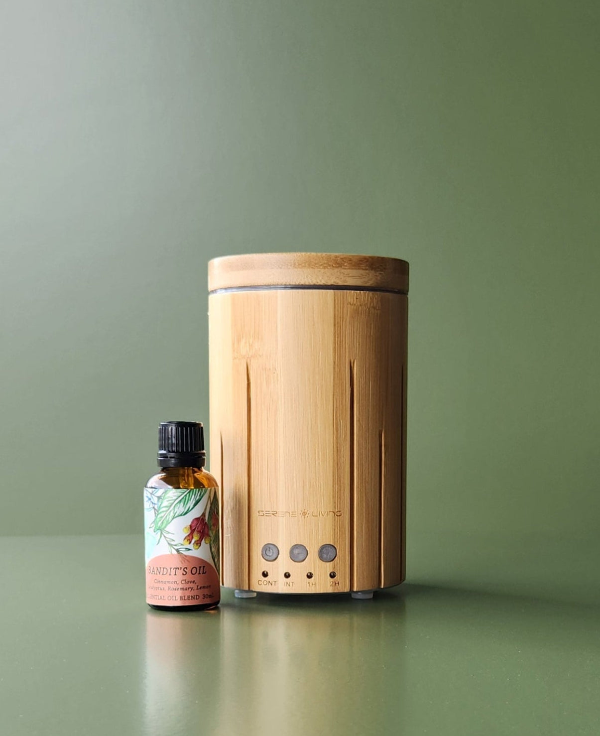 Bamboo Ultrasonic Essential Oil Diffuser