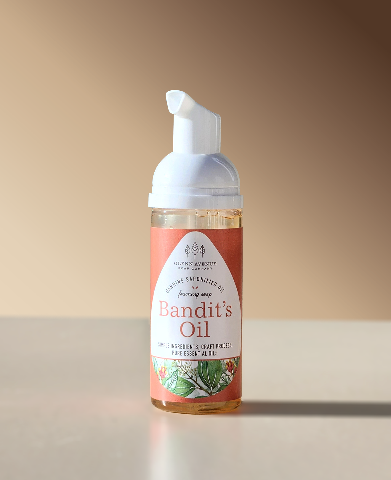 Bandit's Oil Foaming Hand Soap - 1.7oz Travel-Sized Mini Foamer