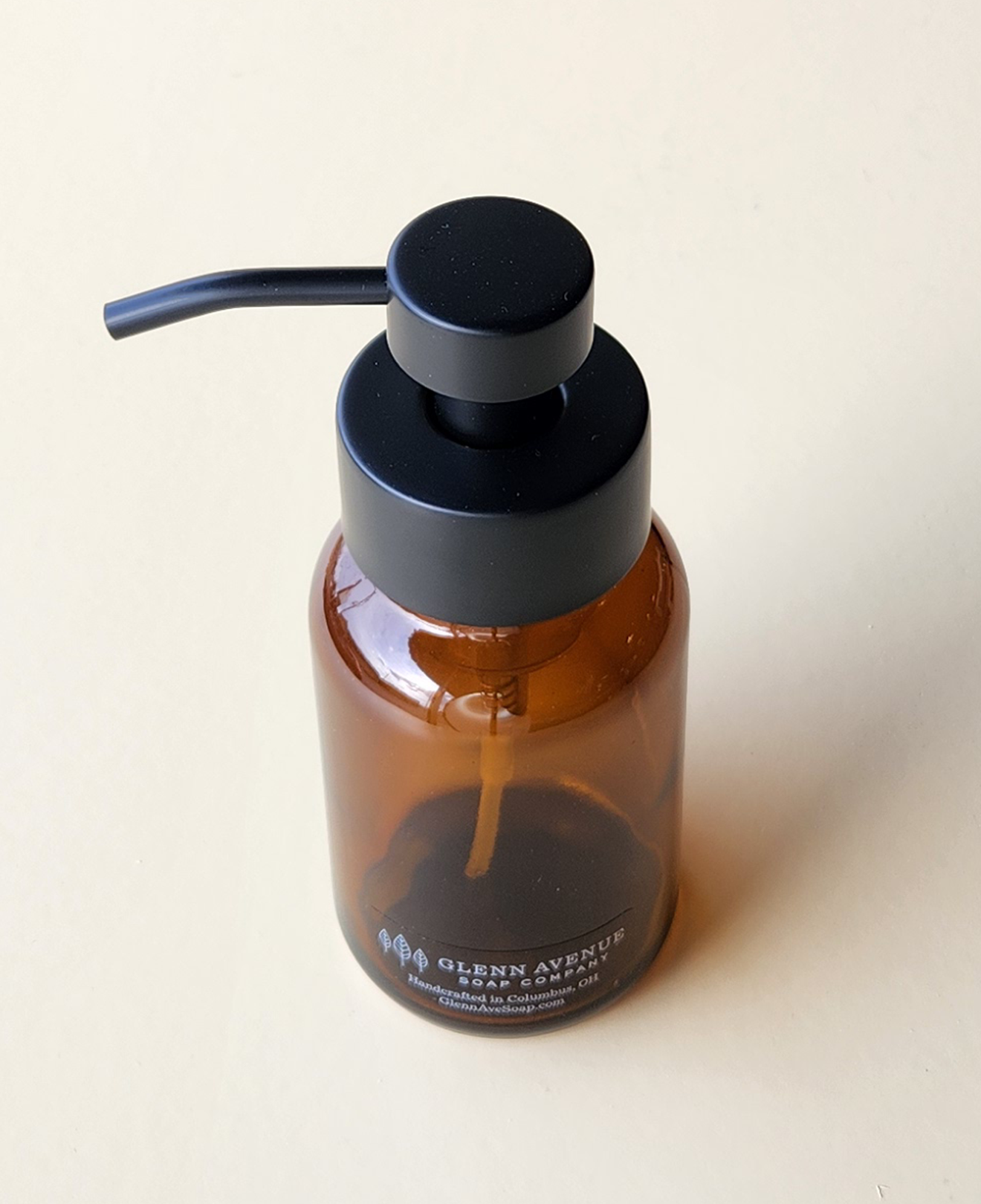 Apothecary Glass Foaming Soap Dispenser