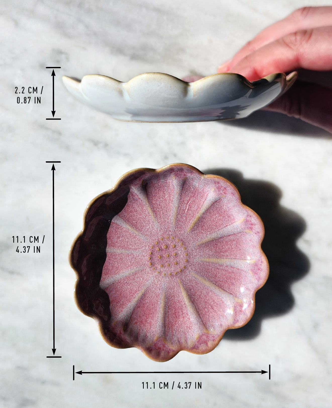 Flower Ceramic Soap Dish
