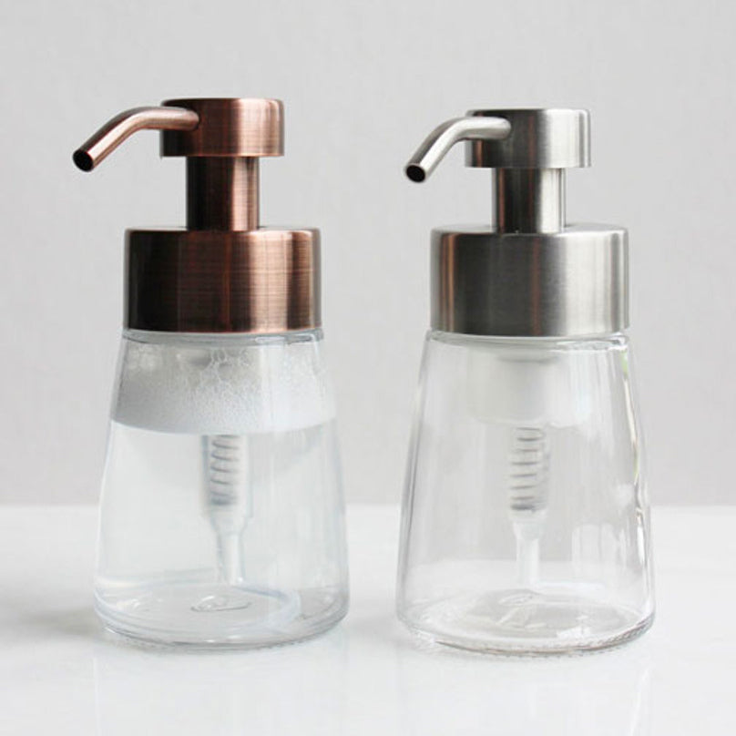 Small Glass Foaming Soap Dispenser