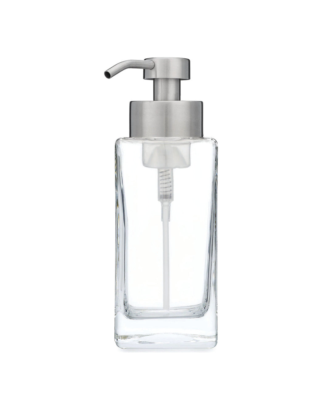 Square Glass Foaming Soap Dispenser