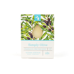 Simply Olive Fragrance Free Bar Soap