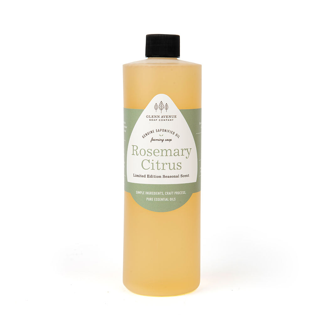 Rosemary Citrus Natural Foaming Hand Soap 16oz Refill Bottle