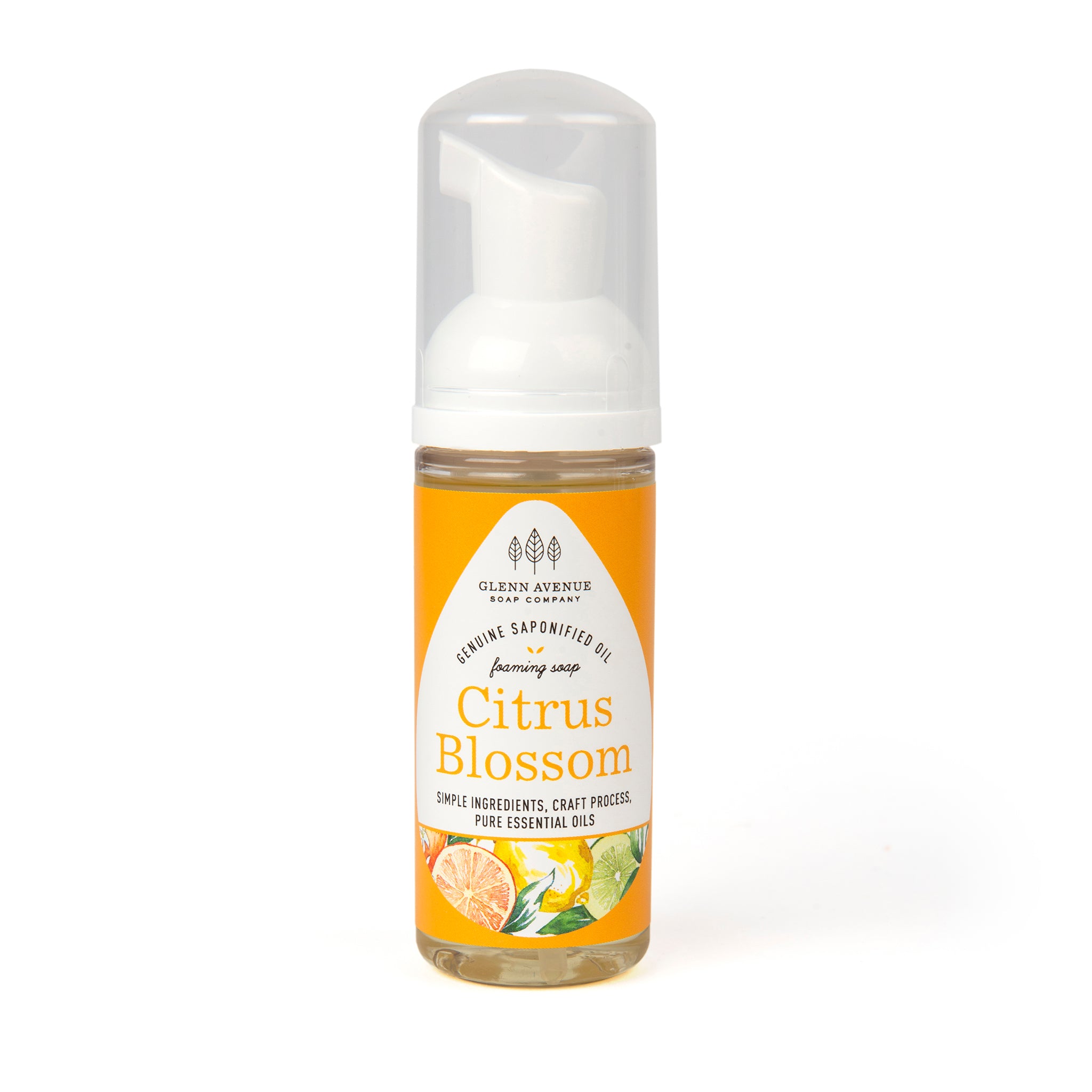 Citrus Blossom Foaming Hand Soap - 1.7oz Travel-Sized Mini Foamer