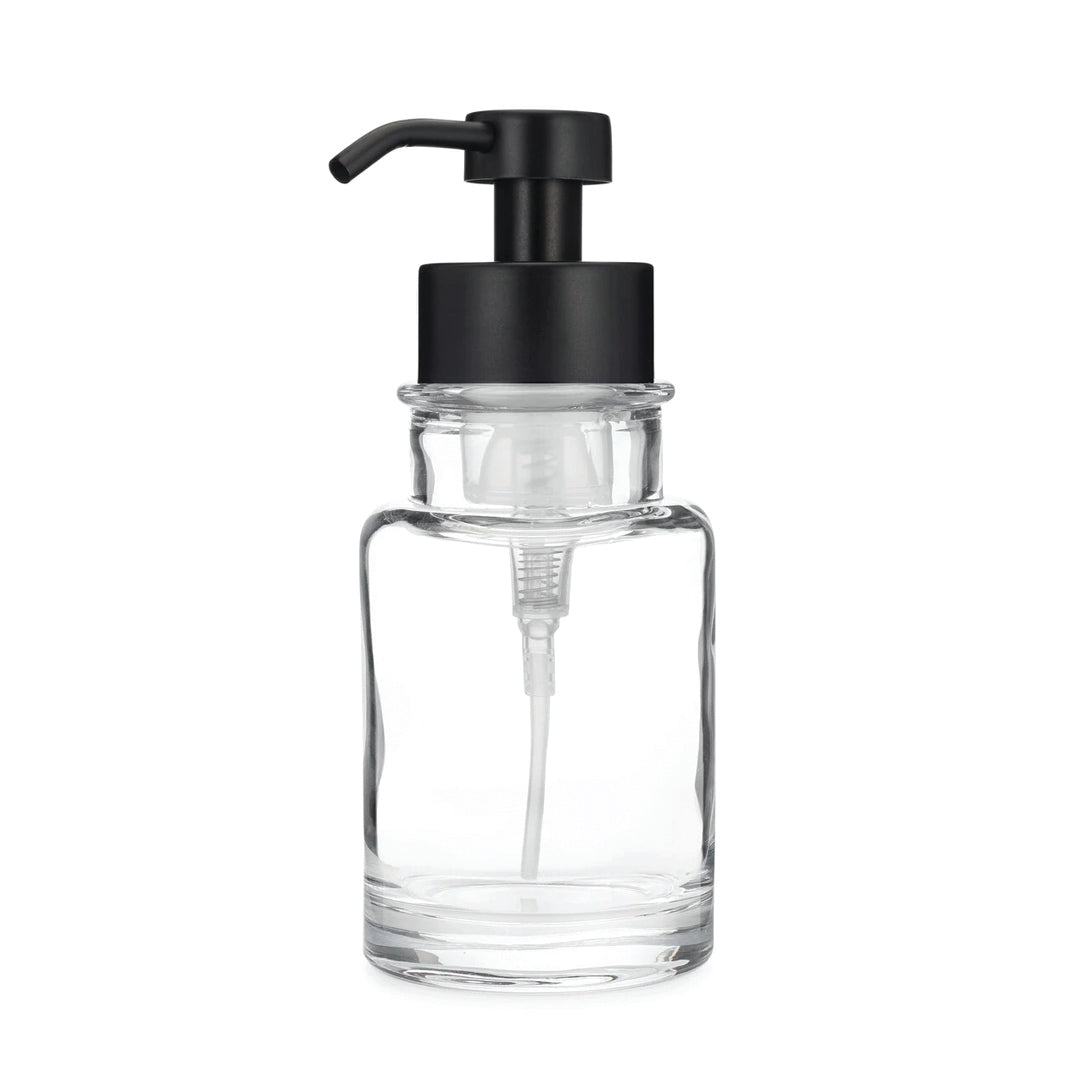 Fluted Glass Foaming Soap Dispenser - Glenn Avenue Soap Company