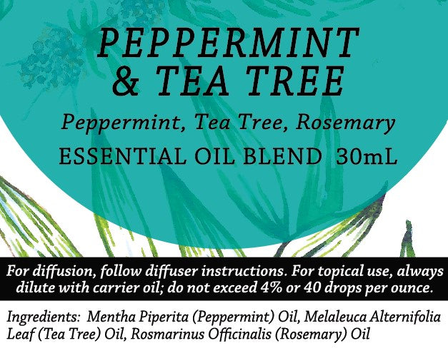 Peppermint & Tea Tree Essential Oil Blend