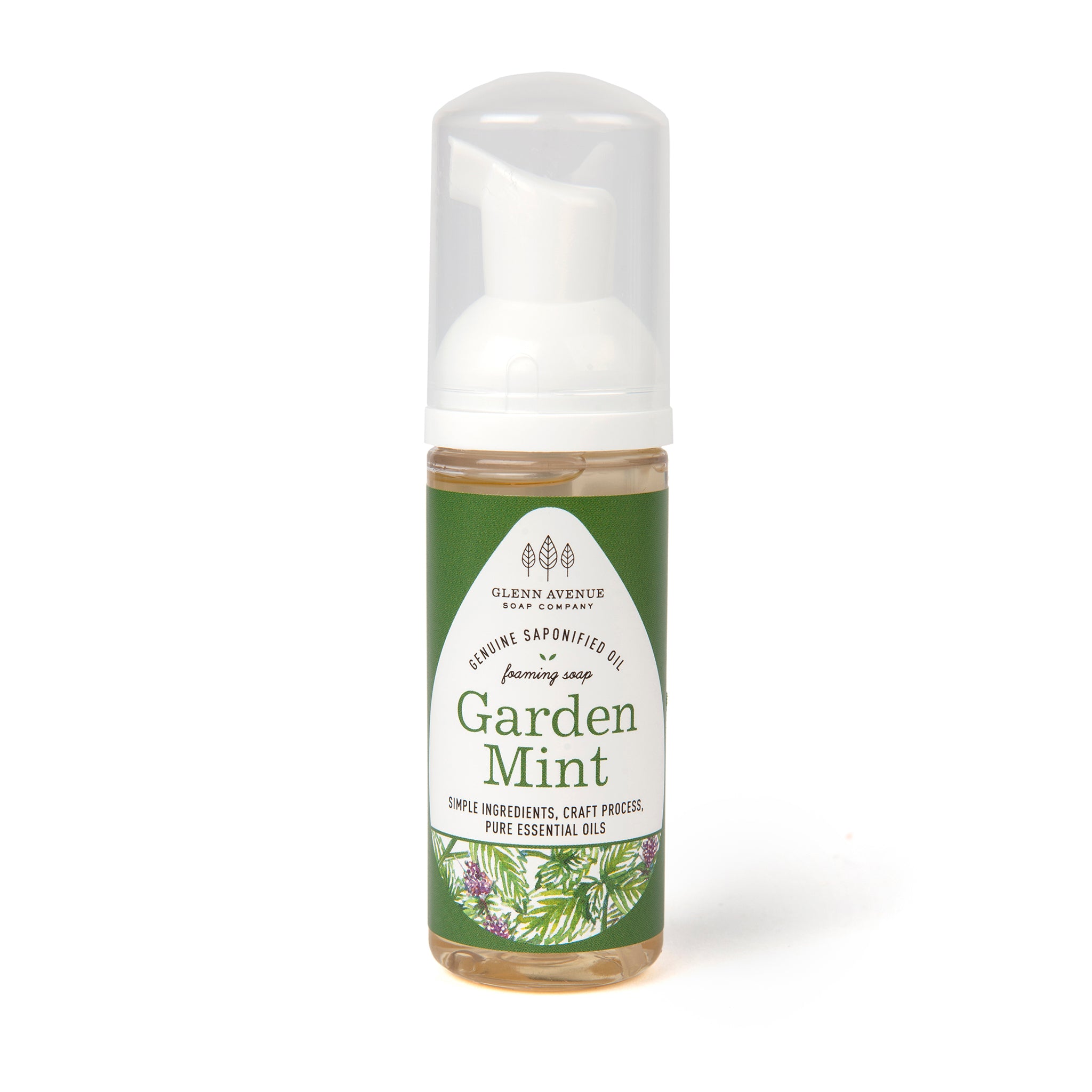 Garden Mint Foaming Hand Soap - 1.7oz Travel-Sized Mini Foamer