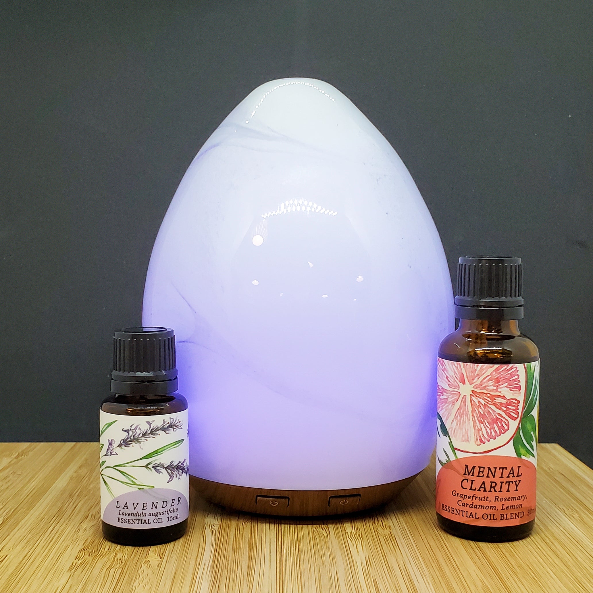 Glass Swirl USB Ultrasonic Essential Oil Diffuser - Glenn Avenue Soap  Company