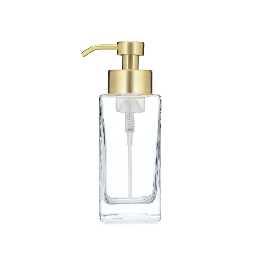 Square Glass Foaming Soap Dispenser