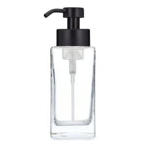 Square Glass Foaming Soap Dispenser