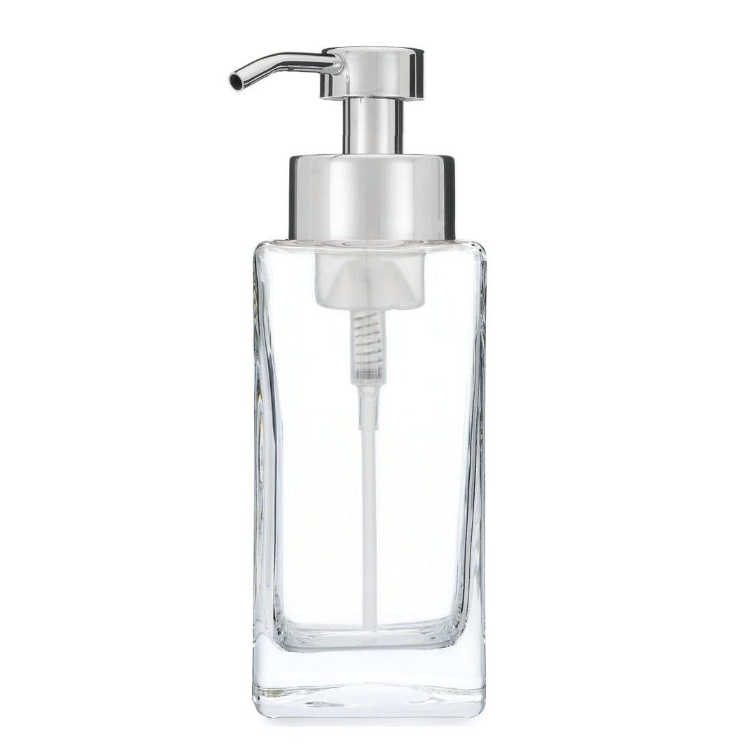 Square Glass Foaming Soap Dispenser